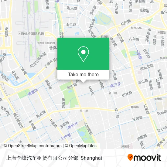 上海李峰汽车租赁有限公司分部 map