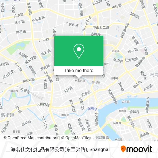 上海名仕文化礼品有限公司(东宝兴路) map