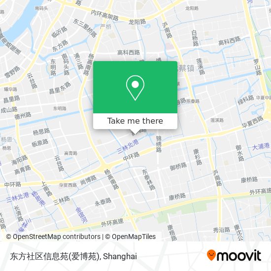 东方社区信息苑(爱博苑) map
