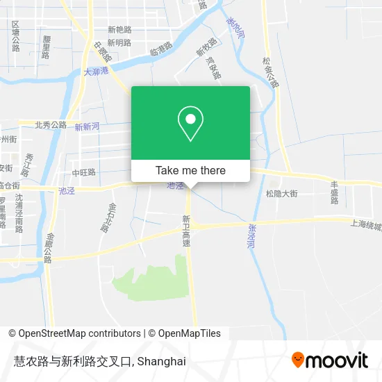 慧农路与新利路交叉口 map
