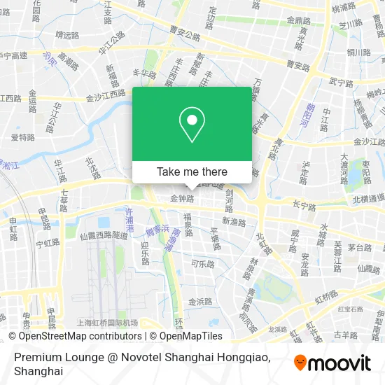 Premium Lounge @ Novotel Shanghai Hongqiao map