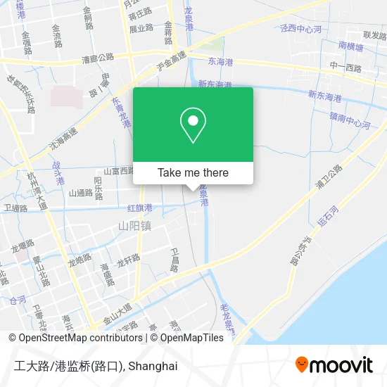 工大路/港监桥(路口) map