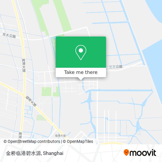 金桥临港碧水源 map
