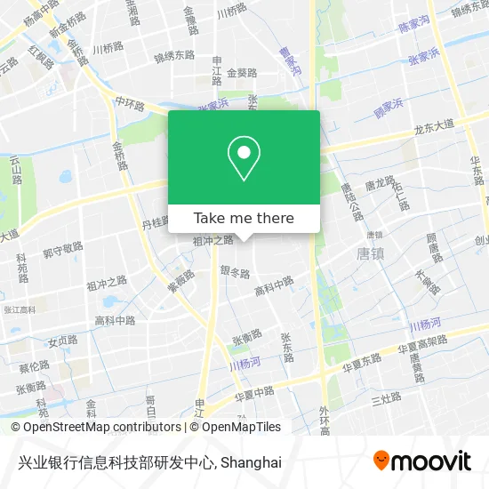 兴业银行信息科技部研发中心 map