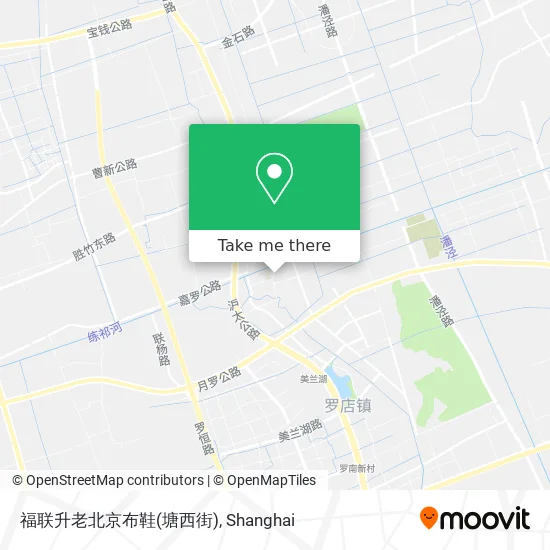福联升老北京布鞋(塘西街) map