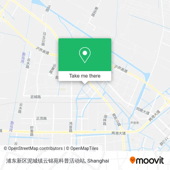 浦东新区泥城镇云锦苑科普活动站 map