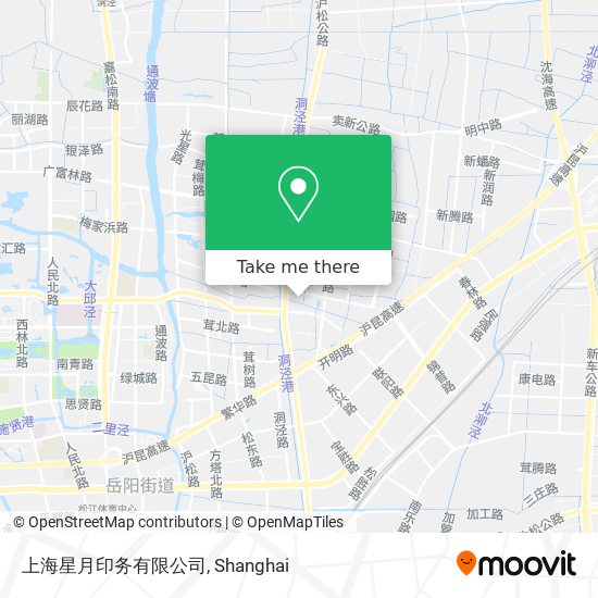 上海星月印务有限公司 map