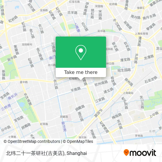北纬二十一茶研社(古美店) map