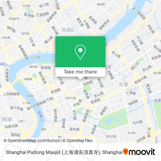 Shanghai Pudong Masjid (上海浦东清真寺) map