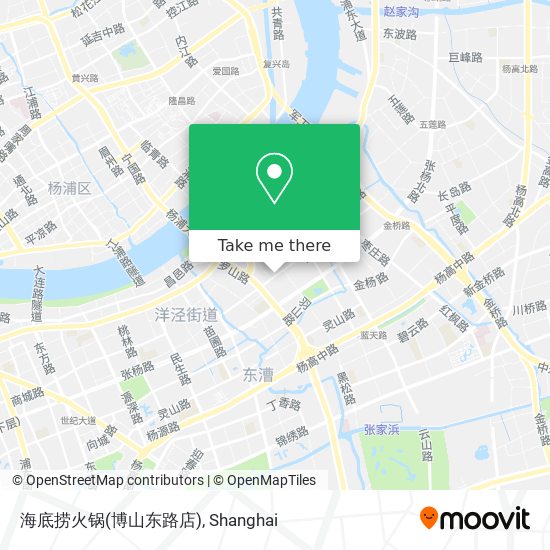 海底捞火锅(博山东路店) map