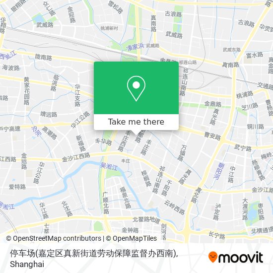 停车场(嘉定区真新街道劳动保障监督办西南) map