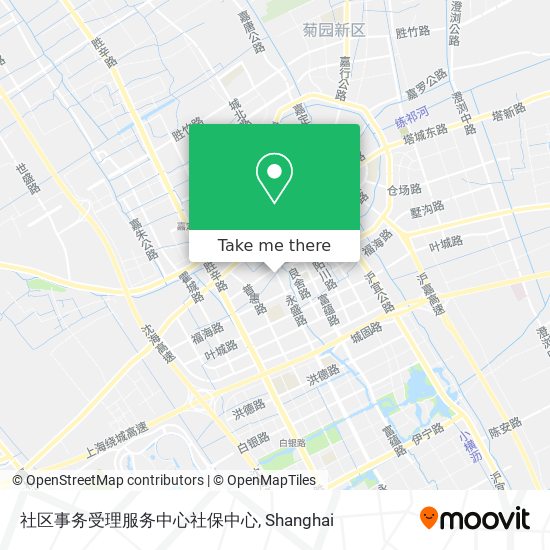社区事务受理服务中心社保中心 map