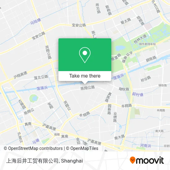 上海后井工贸有限公司 map