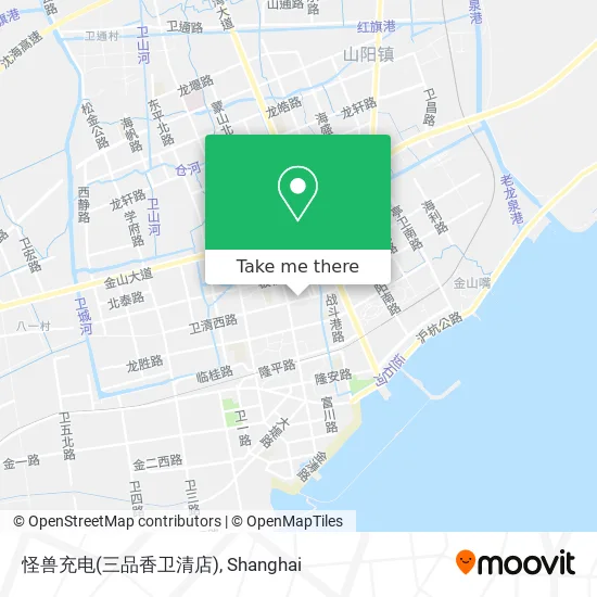 怪兽充电(三品香卫清店) map