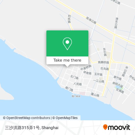 三沙洪路315弄1号 map