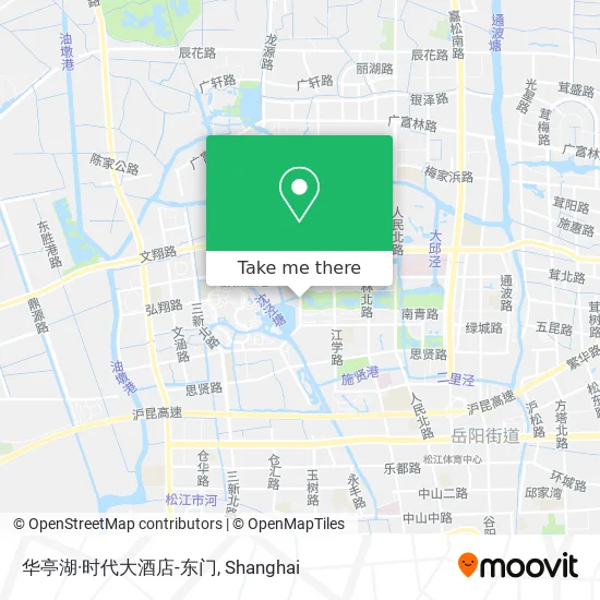 华亭湖·时代大酒店-东门 map