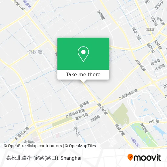 嘉松北路/恒定路(路口) map