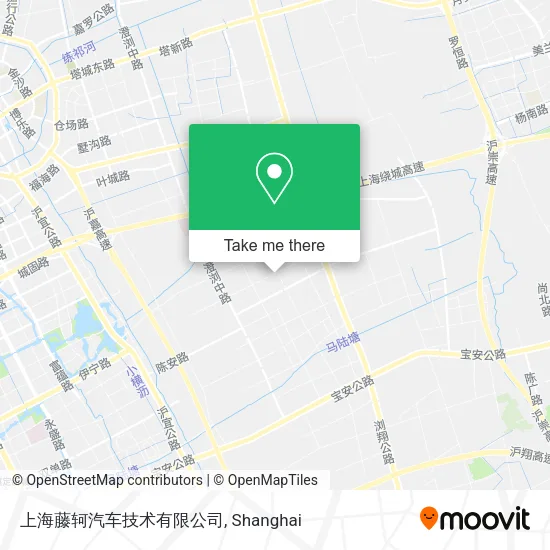 上海藤轲汽车技术有限公司 map