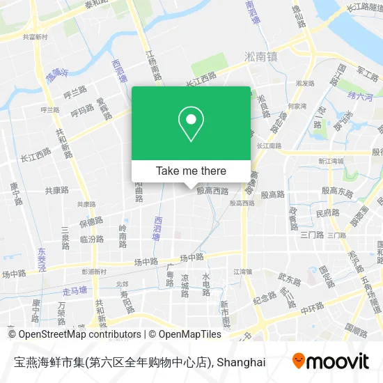 宝燕海鲜市集(第六区全年购物中心店) map