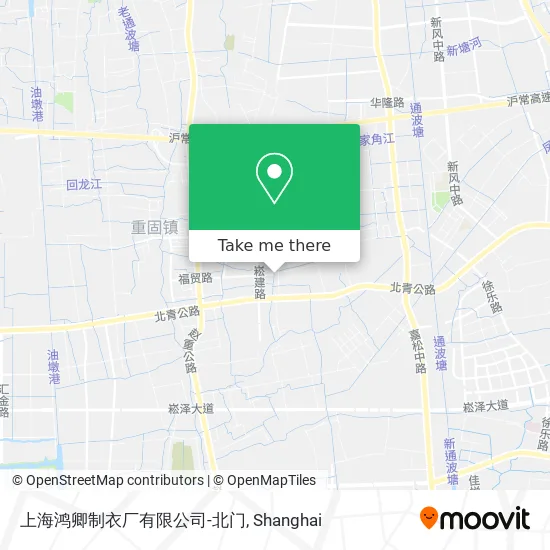上海鸿卿制衣厂有限公司-北门 map