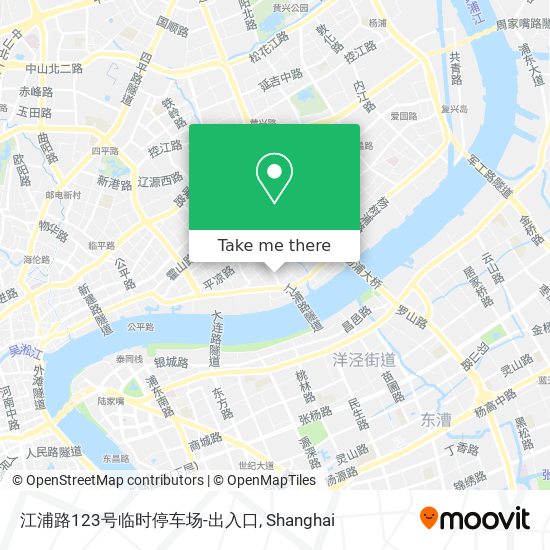 江浦路123号临时停车场-出入口 map