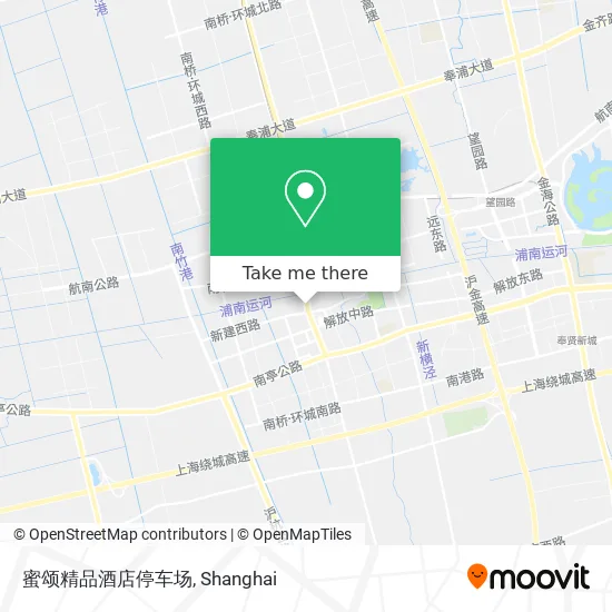 蜜颂精品酒店停车场 map