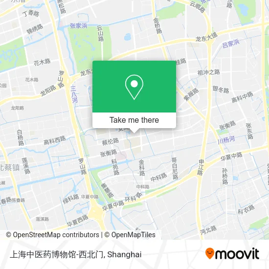 上海中医药博物馆-西北门 map