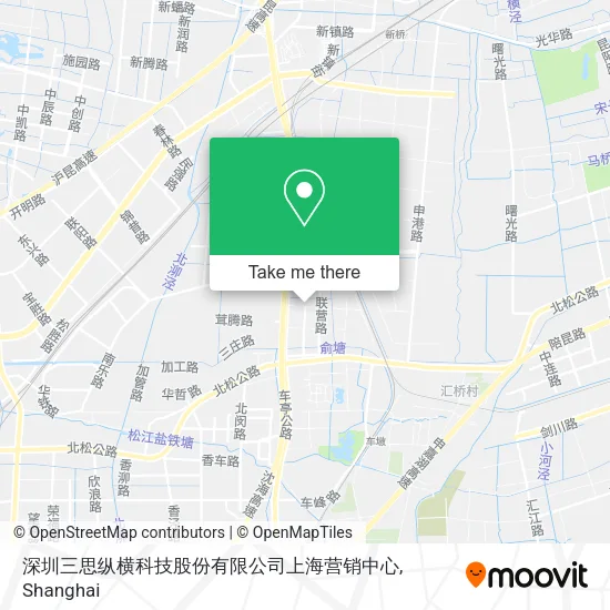 深圳三思纵横科技股份有限公司上海营销中心 map