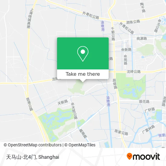 天马山-北4门 map