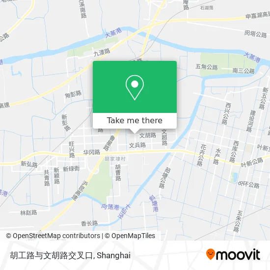 胡工路与文胡路交叉口 map