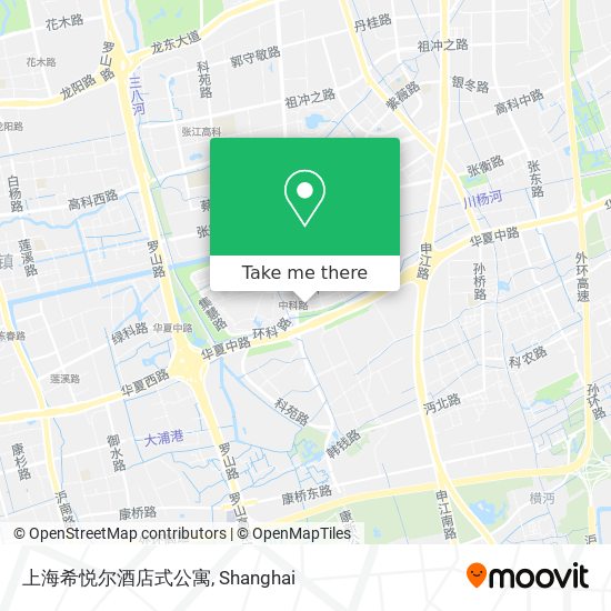 上海希悦尔酒店式公寓 map