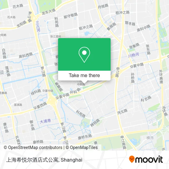 上海希悦尔酒店式公寓 map