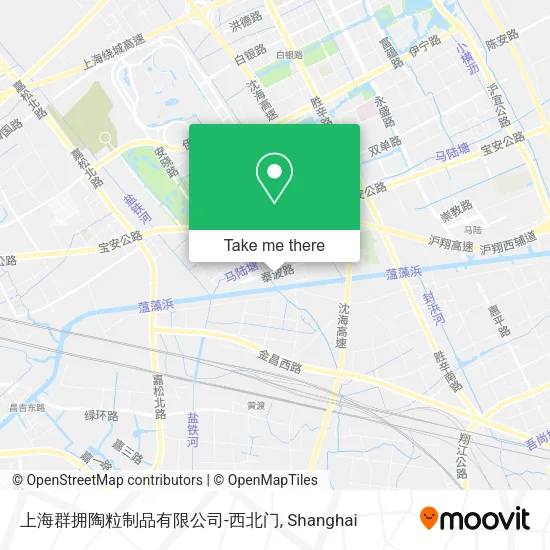 上海群拥陶粒制品有限公司-西北门 map