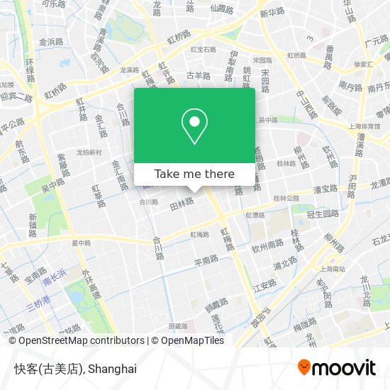 快客(古美店) map