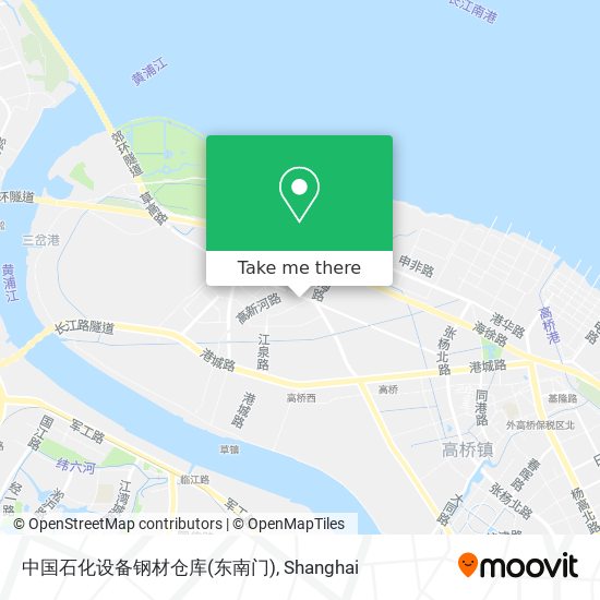 中国石化设备钢材仓库(东南门) map