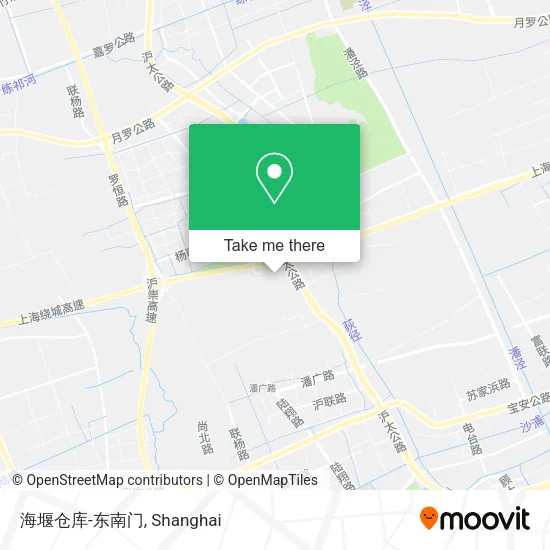 海堰仓库-东南门 map