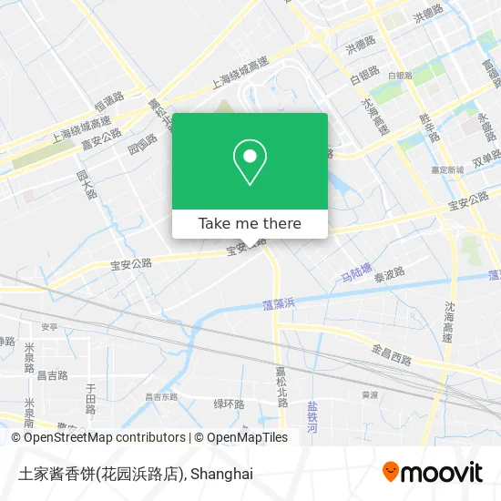 土家酱香饼(花园浜路店) map