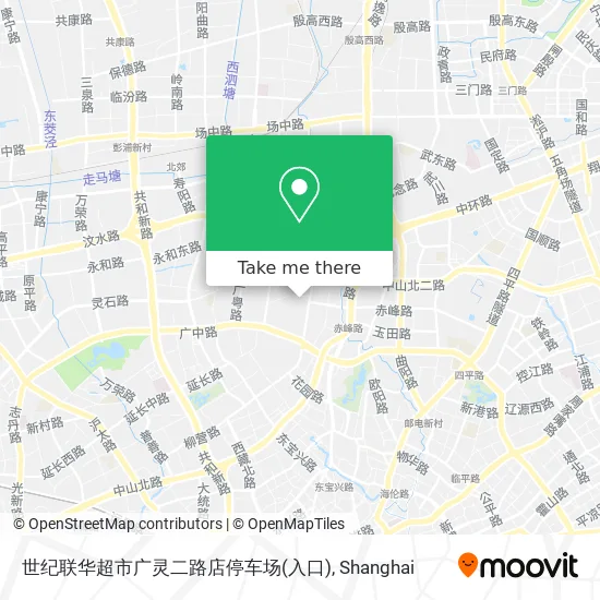 世纪联华超市广灵二路店停车场(入口) map