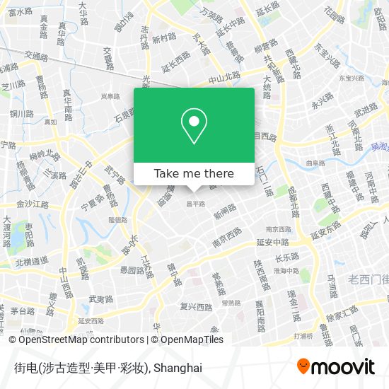 街电(涉古造型·美甲·彩妆) map