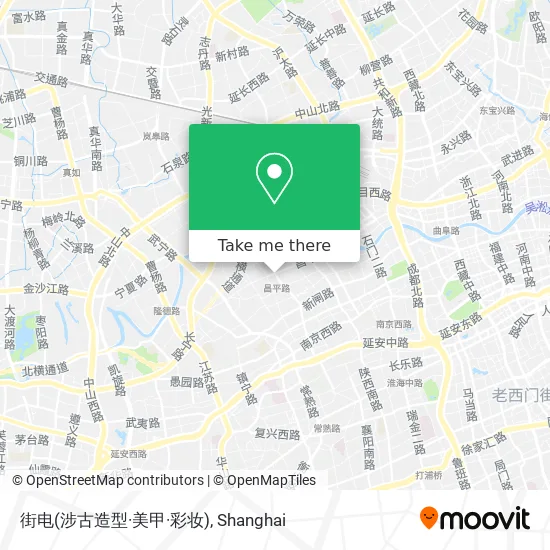 街电(涉古造型·美甲·彩妆) map