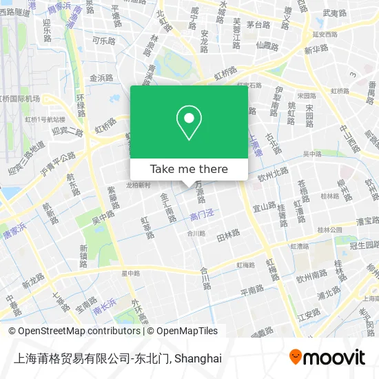 上海莆格贸易有限公司-东北门 map