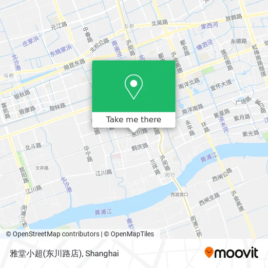 雅堂小超(东川路店) map
