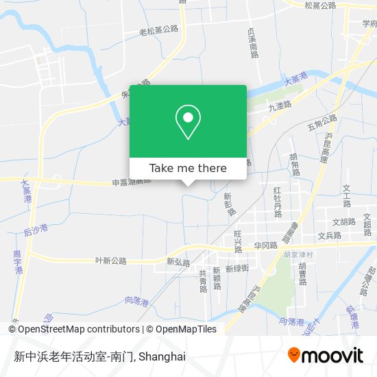 新中浜老年活动室-南门 map