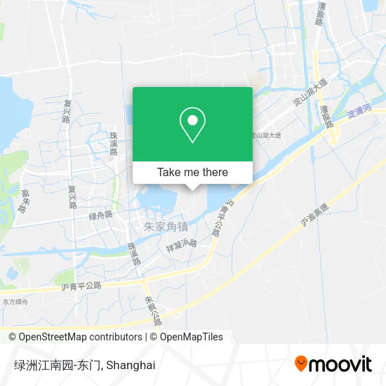 绿洲江南园-东门 map