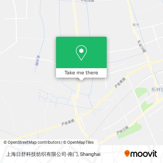 上海日舒科技纺织有限公司-南门 map