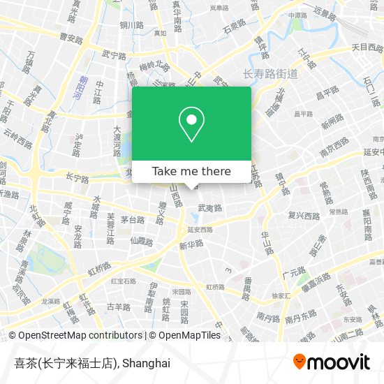 喜茶(长宁来福士店) map