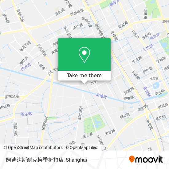 阿迪达斯耐克换季折扣店 map