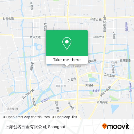 上海创名五金有限公司 map