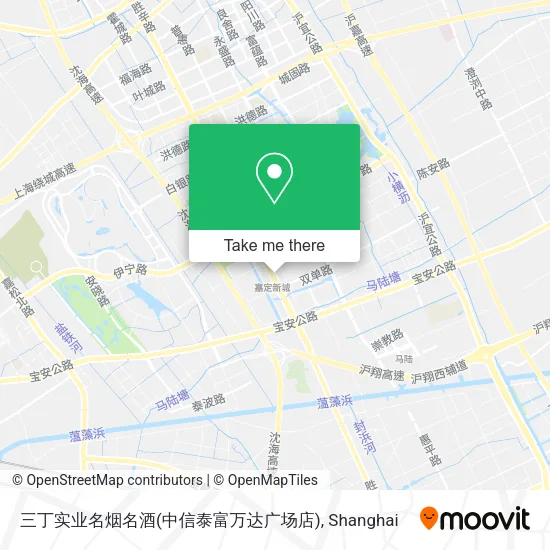 三丁实业名烟名酒(中信泰富万达广场店) map