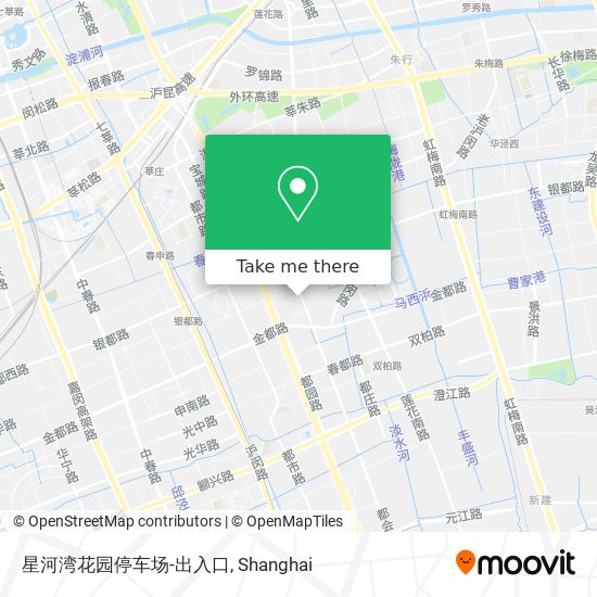 星河湾花园停车场-出入口 map